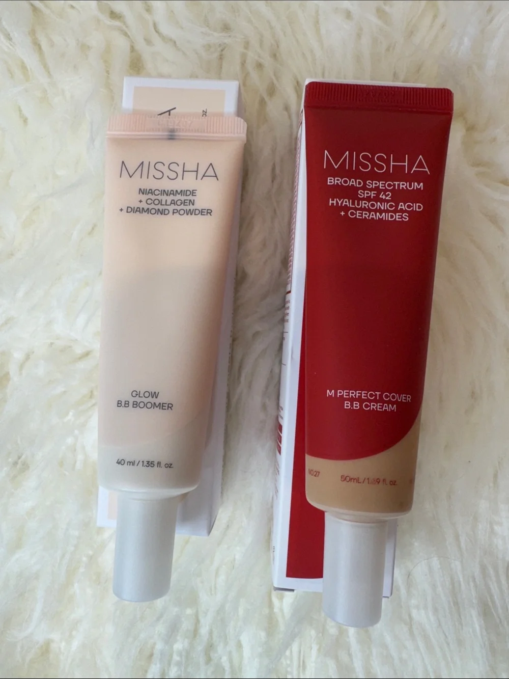 MISSHA BB Cream and Glow BB Boomer Primer